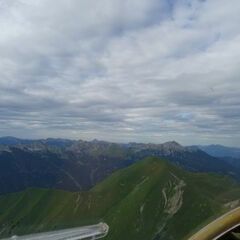Flugwegposition um 16:30:20: Aufgenommen in der Nähe von Gemeinde Berwang, Österreich in 2207 Meter